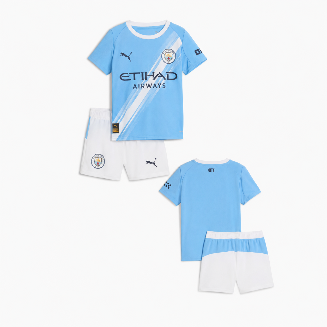 MAN CITY F.C 25/26 YOUTH HOME FULL KIT