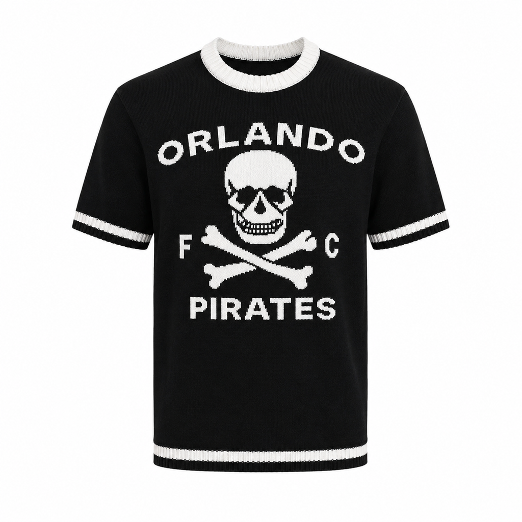 Orlando Pirates Tipped Crew Jersey- Black