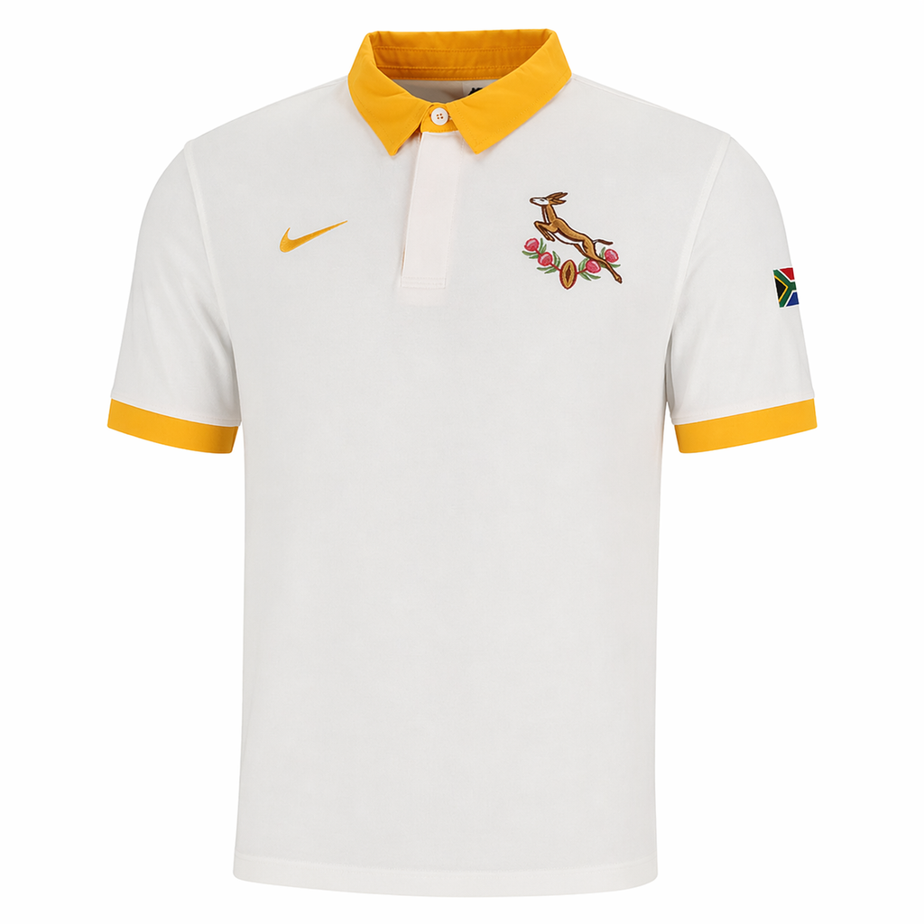 SPRINGBOKS AWAY JERSEY MENS WHITE/GOLD