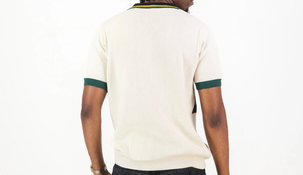 Bafana Bafana Short Sleeve Yarn Dye Em Ivory