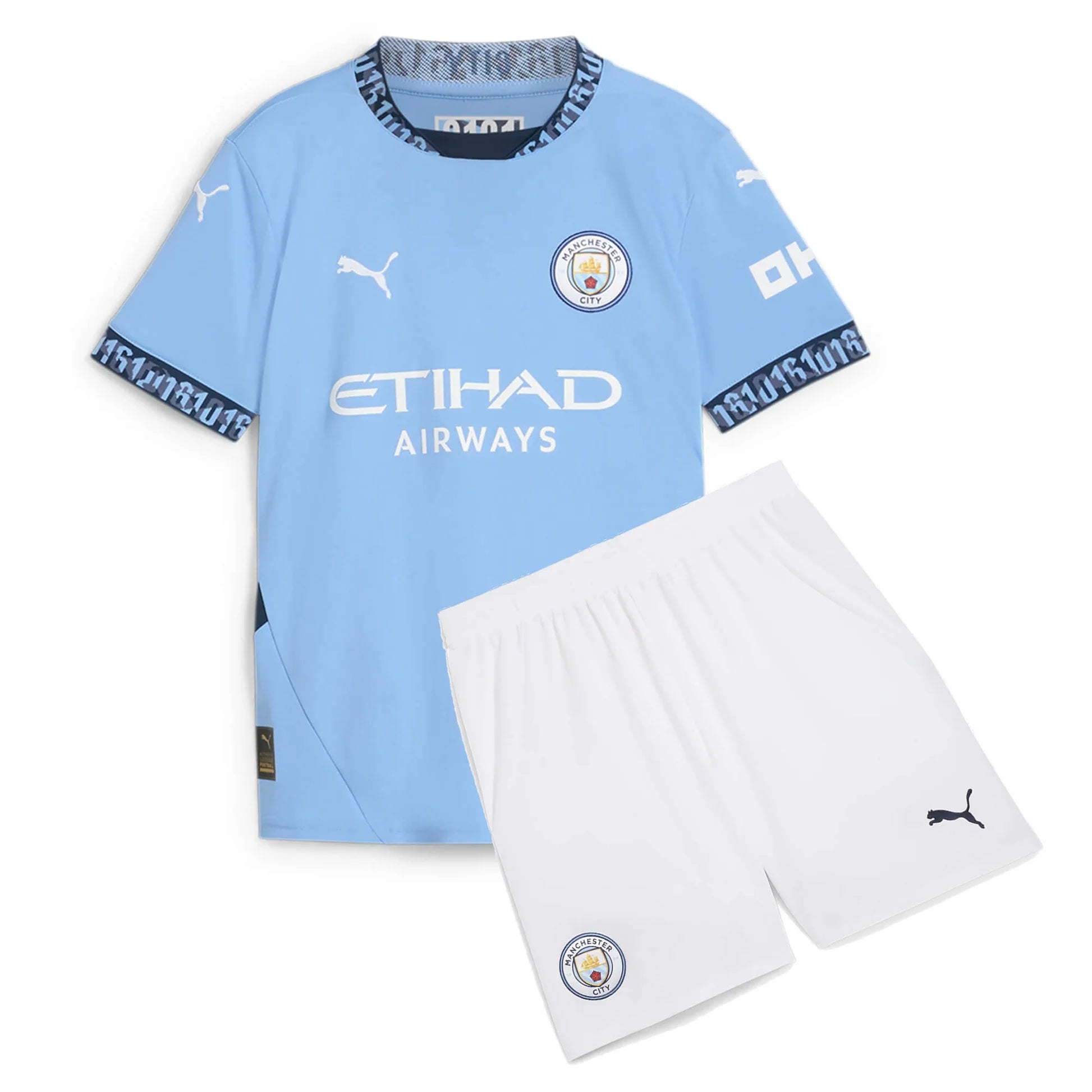 MAN CITY F.C 2024/25 YOUTH HOME FULL KIT